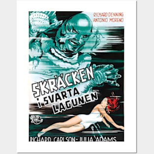 Creature From the Black Lagoon - Swedish Movie Poster Posters and Art